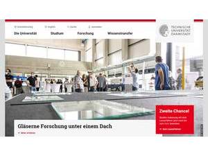 Technische Universität Darmstadt's Website Screenshot