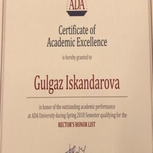 Buy Transcript Certificate From the ADA Universiteti