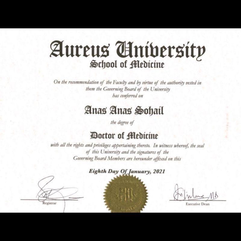 Buy Diploma Online - buy degree from aureus university school of medicine Buy Degree from Aureus University School of Medicine