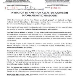 Buy Transcript Certificate from Université de Yaoundé I