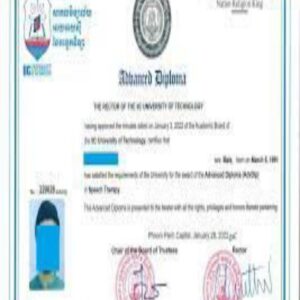 Buy Transcript Certificate From the Institute of Technology of Cambodia