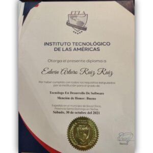 Buy Transcript Certificate from the Instituto Tecnológico de Santo Domingo