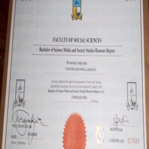 Buy  Transcript Certificate Degree From the Midlands State University