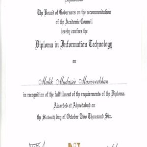 Buy Diplom degree from The Nirma University