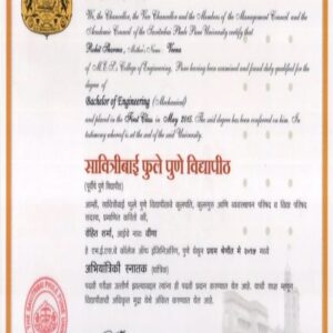 Buy college degree from The Savitribai Phule Pune University