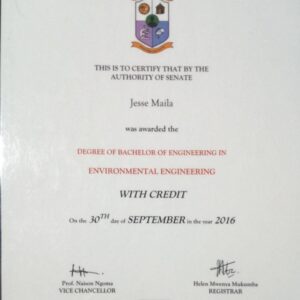 Buy  Transcript Certificate Degree From the The Copperbelt University