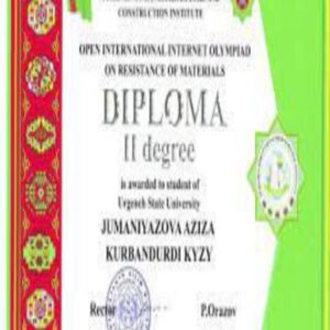 buy Transcript Certificate from the Turkmen State Institute of Architecture and Construction