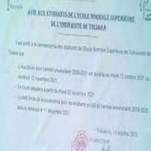 buy Transcript Certificate degree from the Université de Toliara