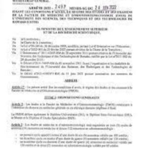 buy Transcript Certificate from the Université des sciences, des techniques et des technologies de Bamako