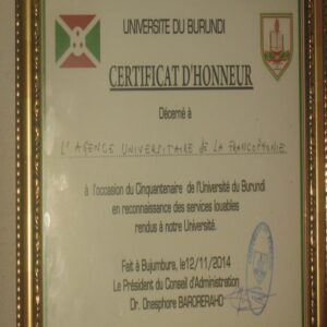 Buy Transcript Certificate From Université du Burundi