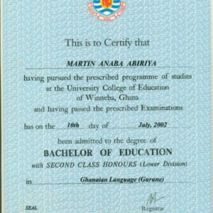 Buy Transcript Certificate From the University of Cape Coast