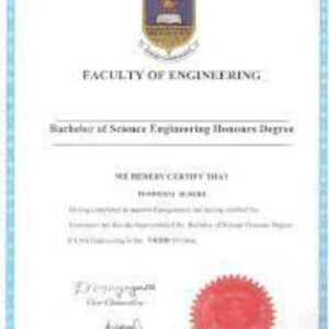 Buy  Transcript Certificate Degree From the University of Zimbabwe