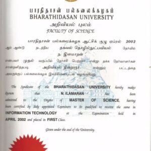 Buy Diplom degree from The Bharathidasan University