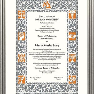 Buy  Transcript Certificate degree from the Bar-Ilan University