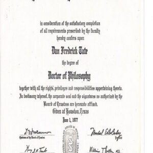 Buy  Transcript Certificate degree from The Baylor College of Medicine