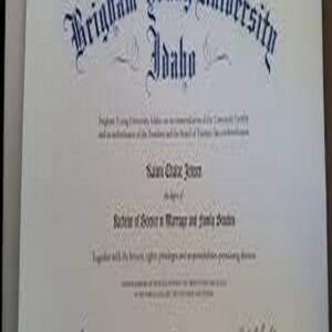 Buy Transcript Certificate from The Brigham Young University-Idaho