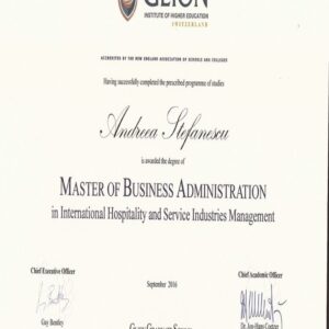 Buy Transcript Certificate from the Glion Institute of Higher Education