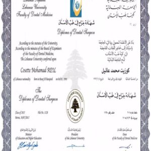 Buy  Transcript Certificate degree from The  Lebanese American University