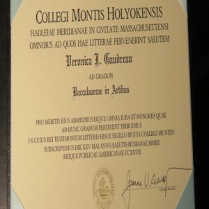 Buy Transcript Certificate from The Mount Holyoke College