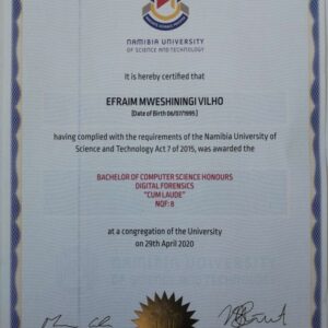 Buy Transcript Certificate from The Namibia University of Science and Technology