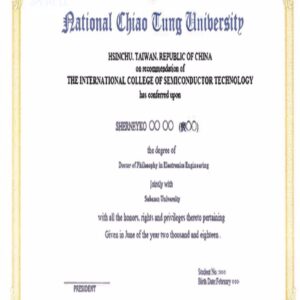 Buy Transcript Certificate from the  National Chiao Tung University