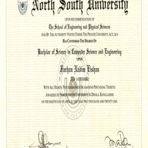 Buy Transcript Certificate from the North South University