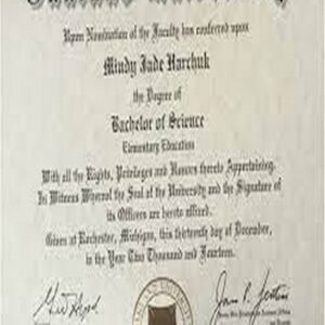 Buy Transcript Certificate from The Oakland University