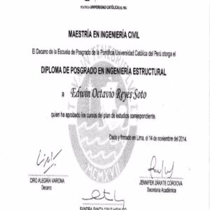 Buy Transcript Certificate from the Pontificia Universidad Católica del Perú