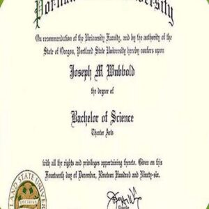 Buy Transcript Certificate from The Portland State University