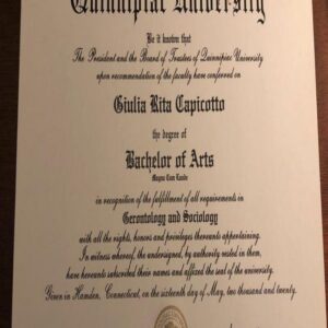 Buy Transcript Certificate from The Quinnipiac University