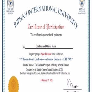 Buy Transcript Certificate from the Riphah International University