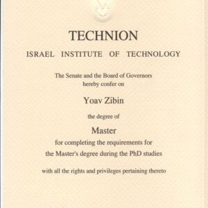 Buy  Transcript Certificate degree from the Technion - Israel Institute of Technology