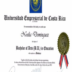 Buy Bachelors Degree from The Universidad de Costa Rica