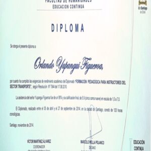 Buy Transcript Certificate from The Universidad de Santiago de Chile