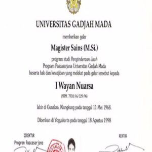 Buy Diplom degree from the Universitas Gadjah Mada