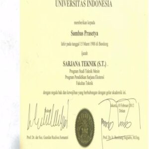 Buy Diplom degree from the Universitas Indonesia