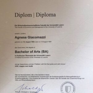 Buy Transcript Certificate from the Universität Luzern