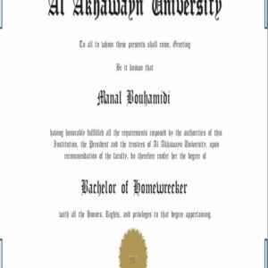 Buy Transcript Certificate from The Université Al Akhawayn