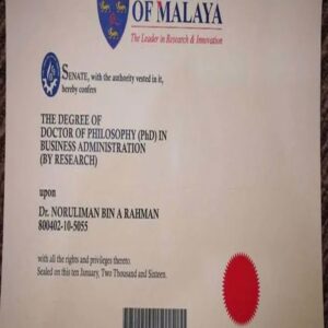 Buy Transcript Certificate from The Universiti Malaya