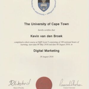 Buy Transcript Certificate from the University of Cape Town