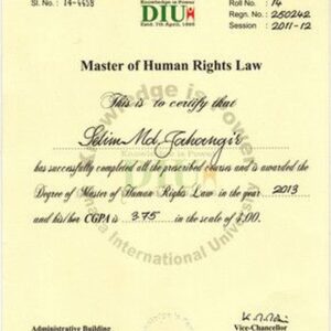 Buy Transcript Certificate from the University of Dhaka