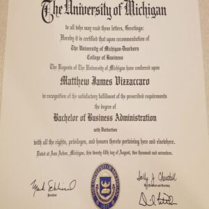 Buy PHD Doctorate Degree from The University of Michigan-Dearborn