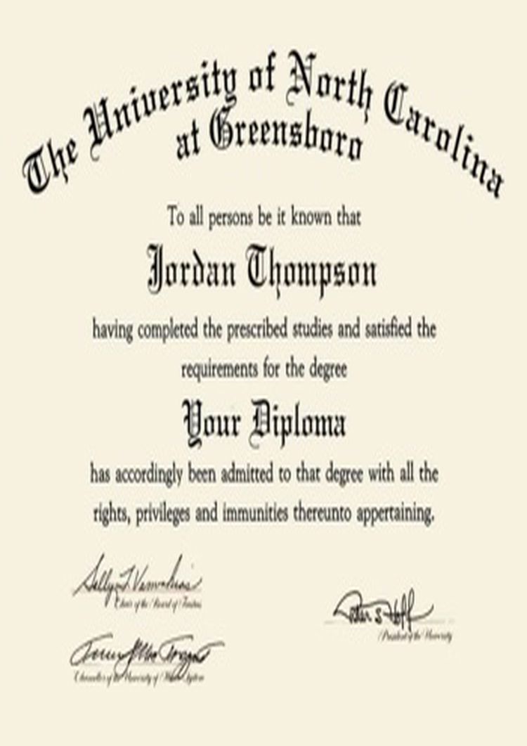 Buy Diploma Online - buy college degree from the university of north carolina at greensboro Buy Transcript Certificate from The University of North Carolina at Greensboro