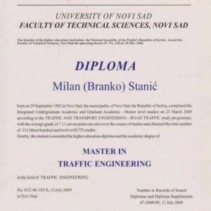 Buy Transcript Certificate from the Univerzitet u Novom Sadu